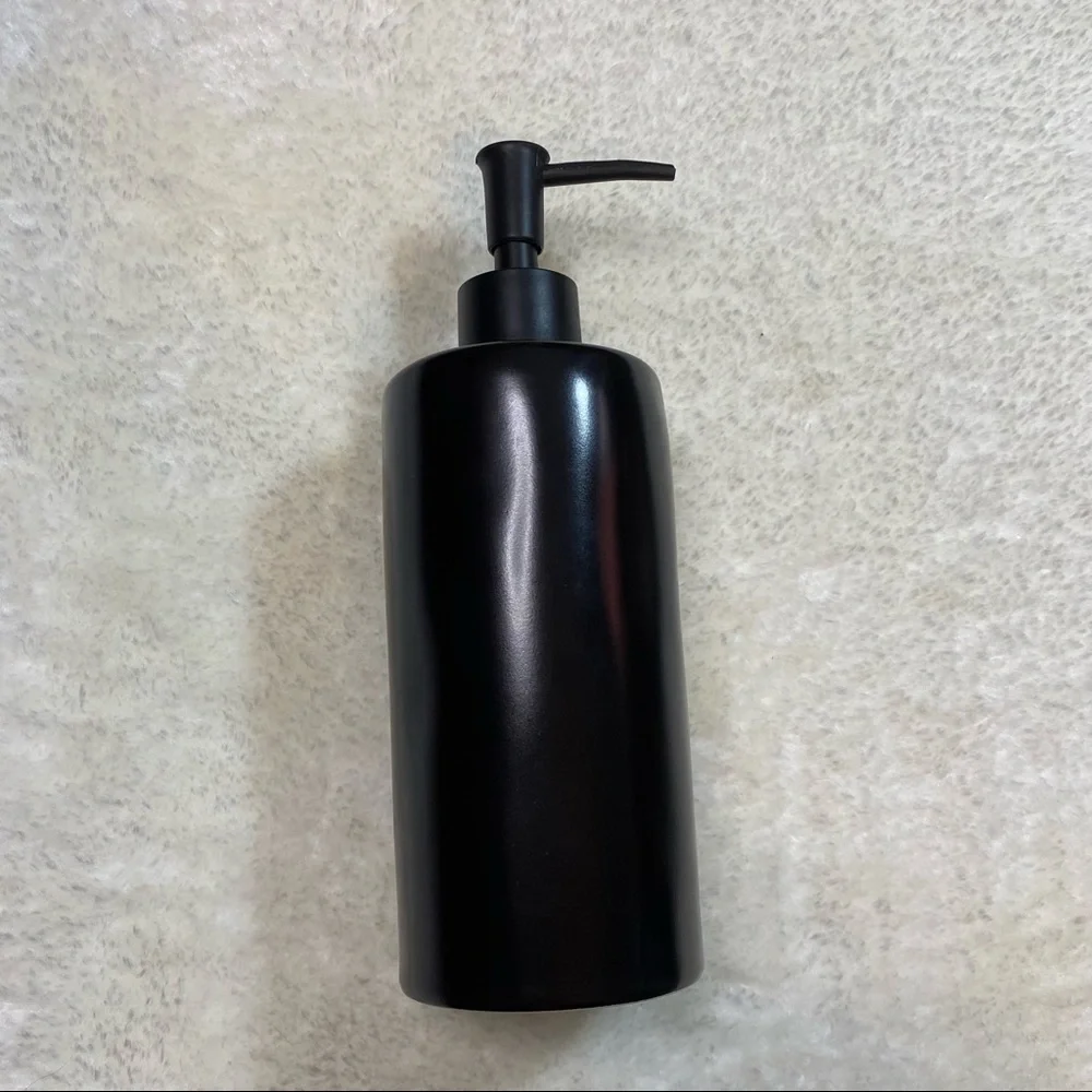 Rae Dunn Halloween Soap Black and Orange Soap Dispenser